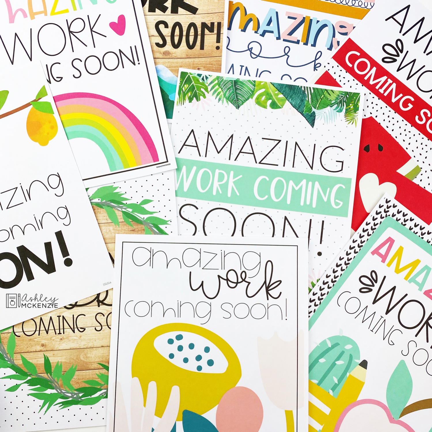 amazing-work-classroom-posters-freebie-ashley-mckenzie