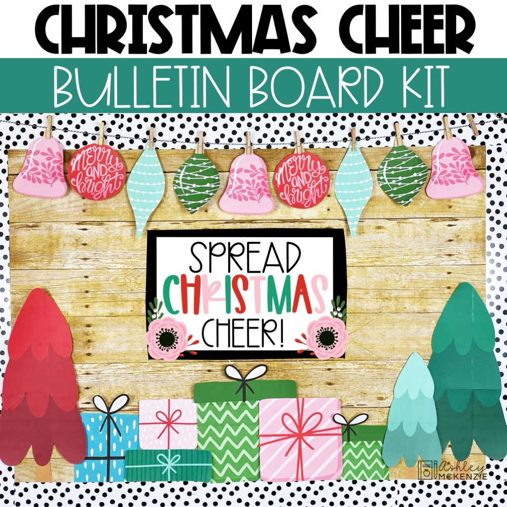 Christmas Cheer Bulletin Board Kit for the Classroom