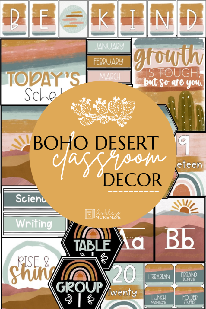 Boho Desert Classroom Decor Ideas