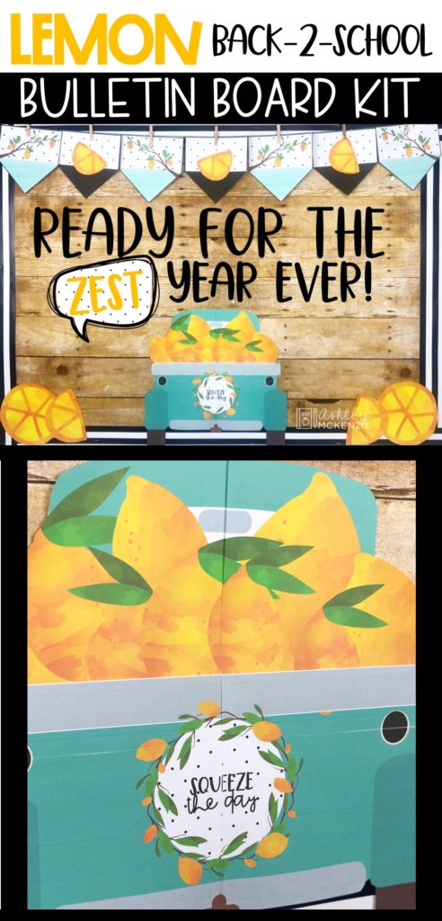 Lemon Back to School Bulletin Board Kit Ideas