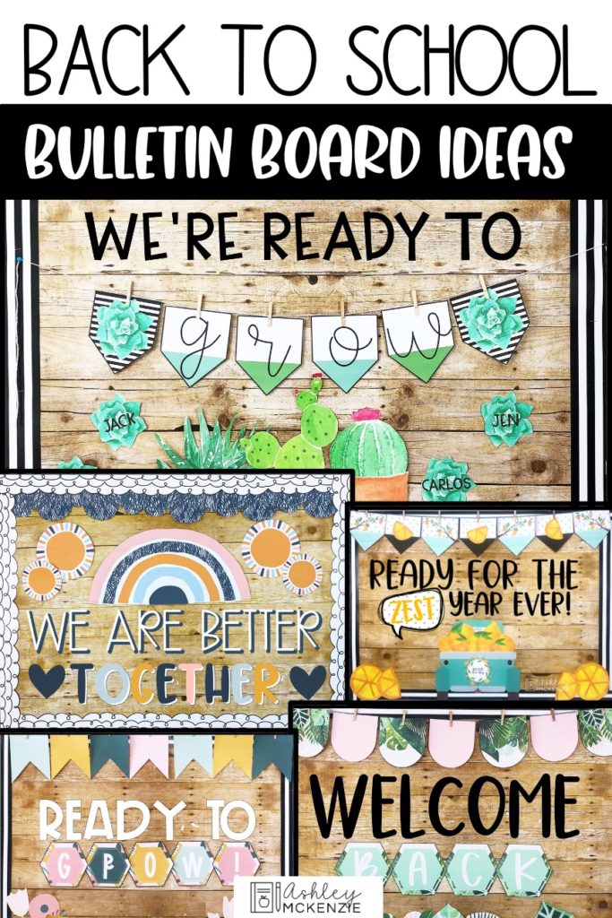 Back to school bulletin boards for your classroom!