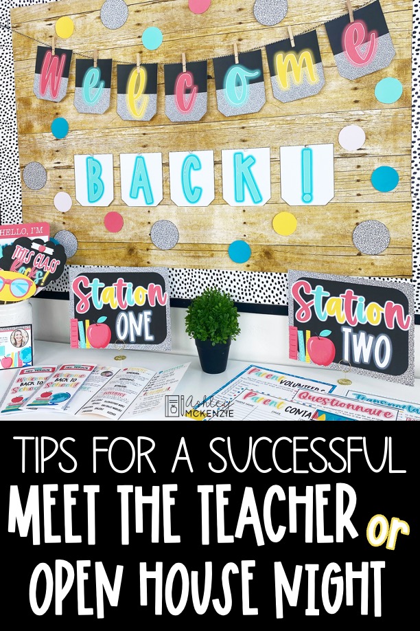 Tips for a successful meet the teacher night or open house.