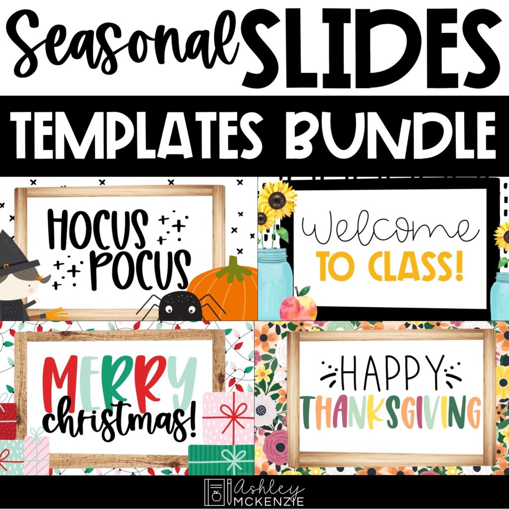 Seasonal Slides Templates Bundle
