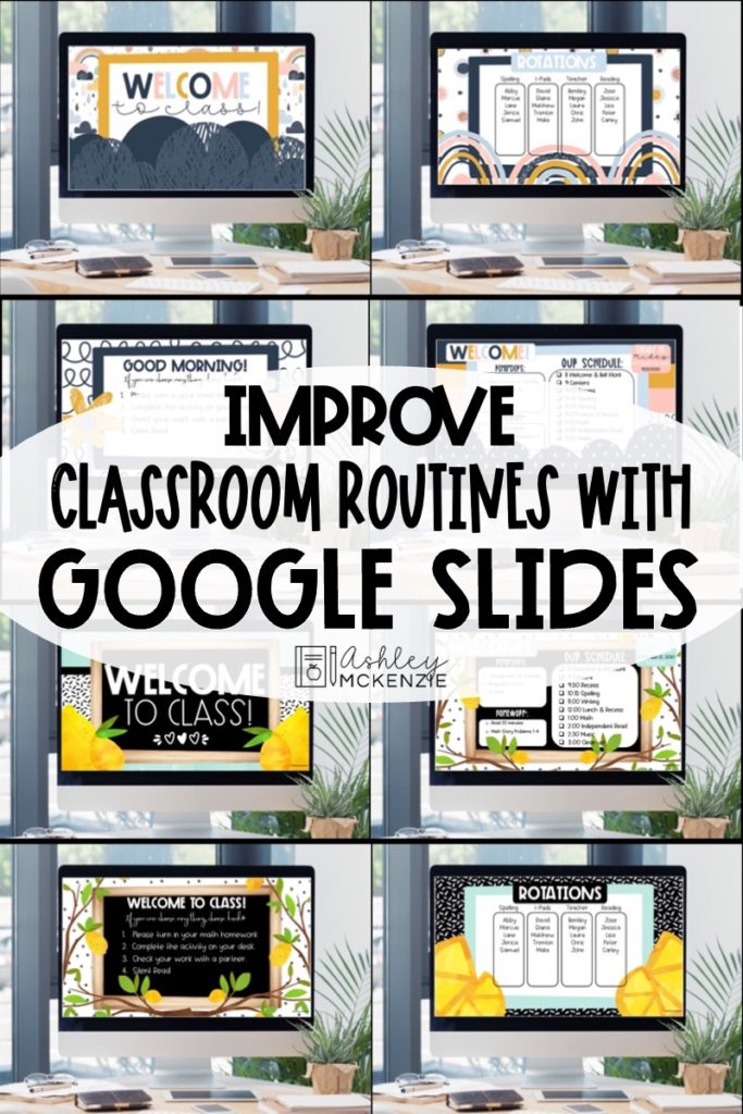 Improve classroom routines with Google Slides