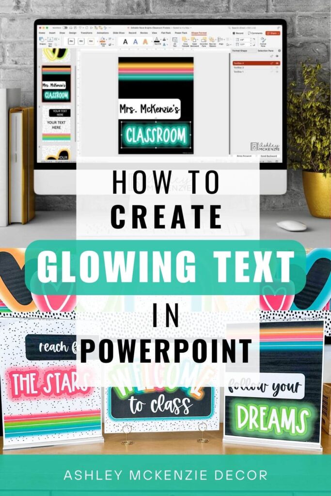 How to make text glow in PowerPoint with these steps